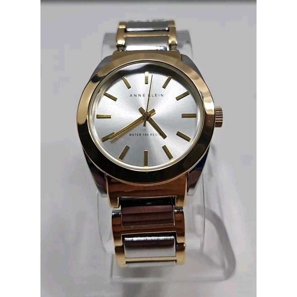 Anne Klein AK/1061 Gold And Silver Two-Tone Womens Wrist Watch [W82]